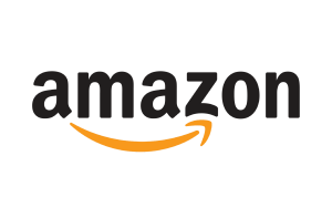 The Amazon logo showcases "amazon" in lowercase black letters with an orange arrow curving from 'a' to 'z,' symbolizing a wide array of products, just as a career coach guides diverse paths from start to finish.